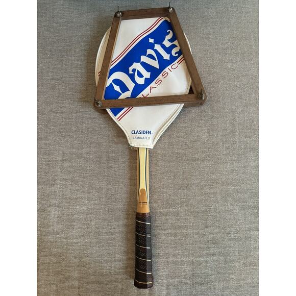 davis | Games | Vintage Wood Davis Classic Clasiden Laminated Tennis ...